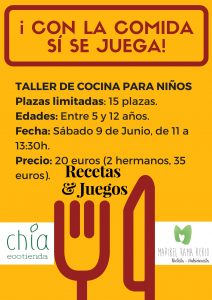 Taller recetas veganas para niños